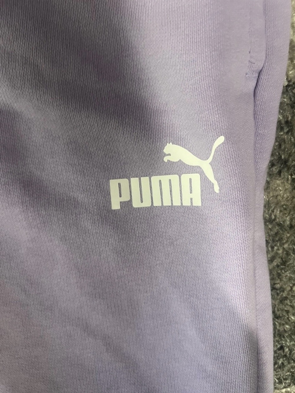 2 Puma Women's Power Cat Jogging Pants Pink Heather & Vivid Violet, XL - Picture 12 of 14